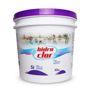embalagem de 10kg de cloro estabilizado para piscina
